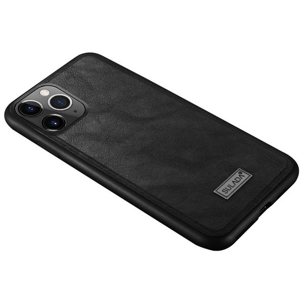 Etui Iphone 12 Mini Sulada Royal Czarne zdjęcie 10