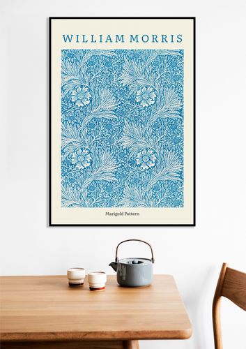 Obraz 50x70cm Design Marigold Pattern, Morris Vintage do Salonu na Arena.pl
