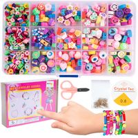 Koraliki Zestaw Do Tworzenia Bransoletek Kolczyków i Naszyjników