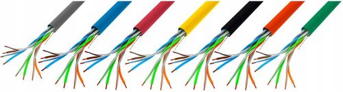 KABEL SIECIOWY PRZEWÓD SKRĘTKA CAT.5E KAT.5E 100M CCA UTP RJ45 LAN LANBERG na Arena.pl