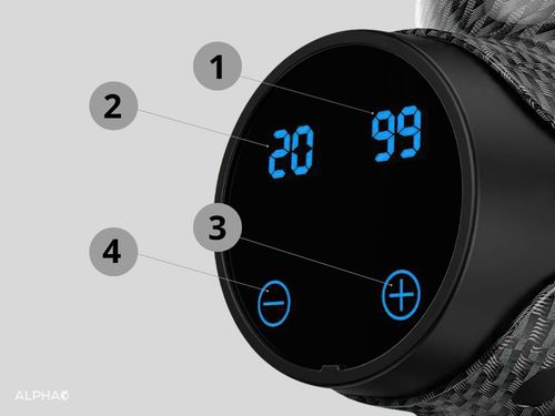 Pistolet do Masażu Alpha Massage Gun Pro - Masażer do Pleców, Ciała i Stóp na Arena.pl