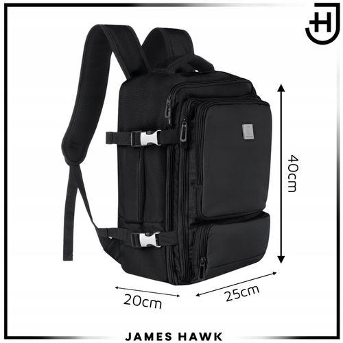 Plecak Bagaż Podręczny do Samolotu James Hawk Torba Ryanair 40x30x20 na Arena.pl