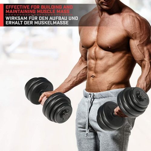 Physionics Zestaw obciążeń 2 x 5 kg, 27 mm na Arena.pl