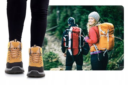 Obuwie Trekkingowe buty zimowe w góry Trapery turystyczne Botki na Arena.pl