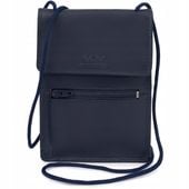 ETUI saszetka PASZPORTÓWKA na szyję dokumenty skórzana podróżna