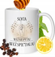 Kubek Dla Sofii Koleżanki Przyjaciółki Żony Prezent Z Nadrukiem Biały 330Ml