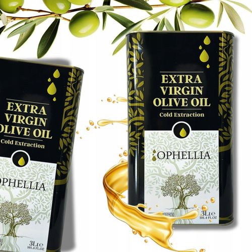 Oliwa z oliwek Extra Virgin 3L Grecka Ophellia Premium Ekstrakcja na Zimno na Arena.pl