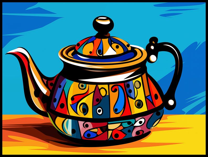 Plakat 100x75cm Może Herbatki? zdjęcie 2