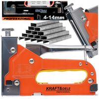 Zszywacz Tapicerski Taker + Zszywki 1000szt. Zszywek 4-14mm Metalowy