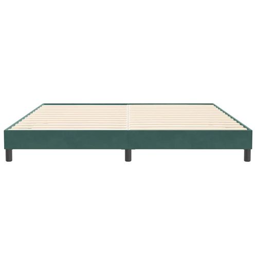 Łóżko typu Box Spring bez materaca Ciemnozielone 200x220 cm na Arena.pl