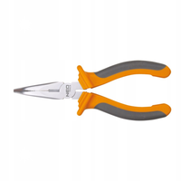 Szczypce wydłużone wygięte 200mm Neo 01-016