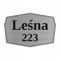 TABLICZKA TABLICA GRAWEROWANA ADRESOWA laminat grawerski numer na dom