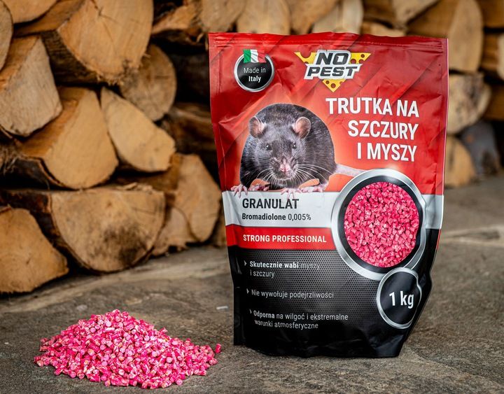 TRUTKA GRANULAT NA GRYZONIE 1KG + STACJA DERATYZACYJNA X3 BROMADIOLONE zdjęcie 13