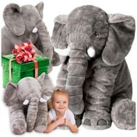 Słoń pluszowy maskotka poduszka słonik dla dziecka miękki miś duży xxl 75cm