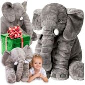 Słoń pluszowy maskotka poduszka słonik dla dziecka miękki miś duży xxl 75cm