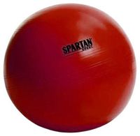 piłka gimnastyczna spartan średnica 75 cm - czerwona