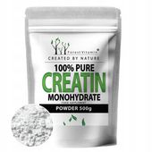 PURE CREATINE 500g KREATYNA MONOHYDRAT SIŁA MASA 200 MESH