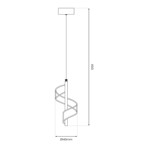 Lampa wisząca LARGO 10W LED na Arena.pl