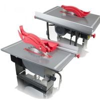 15736 Mobilna pilarka stołowa tarczowa BITUXX 800W solidna czerwona