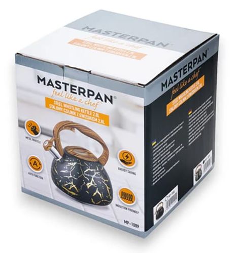 Czajnik emaliowany 2.8L z gwizdkiem. Masterpan MP-1009 na Arena.pl