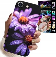 ETUI DO IPHONE 16e - RÓŻOWA STOKROTKA KWIATY POKROWIEC CASE