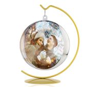 BOMBKA na stojaku + dowolne ZDJĘCIE ozdoba prezent na święta