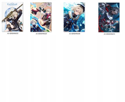 Plakaty Genshin Impact Freminet DO WYBORU na Arena.pl