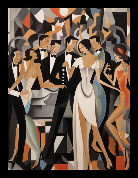 Plakat 15x20cm Bal w Art Deco zdjęcie 2