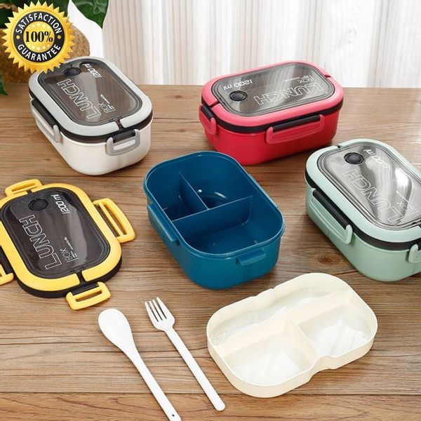 LUNCHBOX LUNCH BOX ŚNIADANIÓWKA POJEMNIK PUDEŁKO BOX Z PRZEGRÓDKAMI 1200ML zdjęcie 3