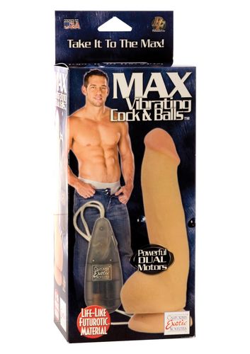 Max Vibrating Cock & Balls Light skin tone na Arena.pl