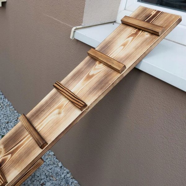 DRABINA SCHODY DLA KOTA WYCHODZĄCEGO DREWNO 6M zdjęcie 7