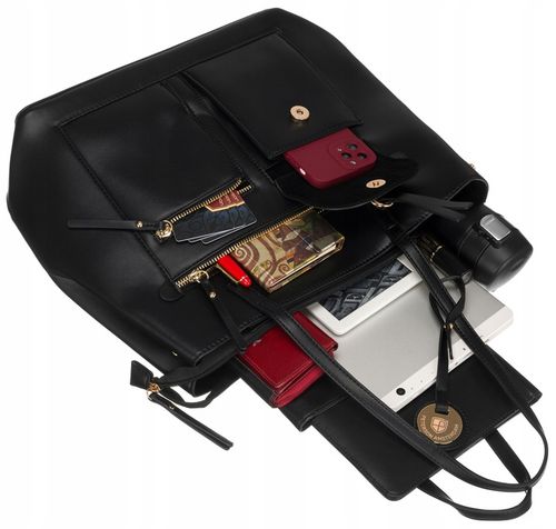 Peterson duża torebka damska torba klasyczna shopper bag modna A4 na Arena.pl