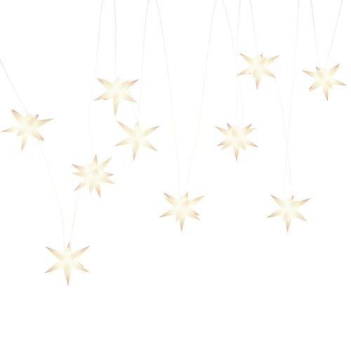 Sznur świecących lampek, 10 LED, białe, 10 cm na Arena.pl