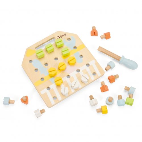CLASSIC WORLD Wooden Manipulative Board Logic Puzzle na Arena.pl
