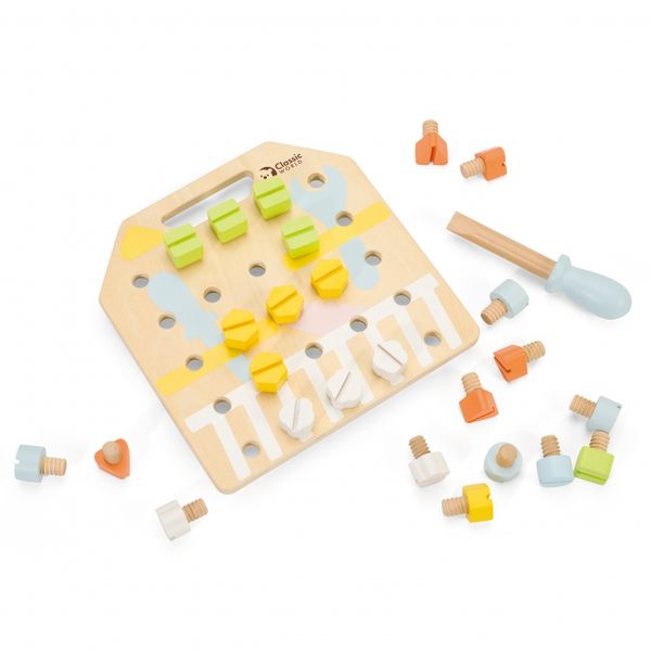 CLASSIC WORLD Wooden Manipulative Board Logic Puzzle zdjęcie 8