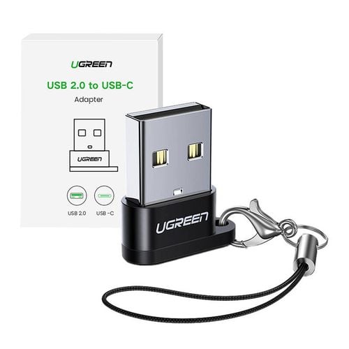 adapter usb ugreen us280 usb-c do usb-a 2.0 (czarny) na Arena.pl