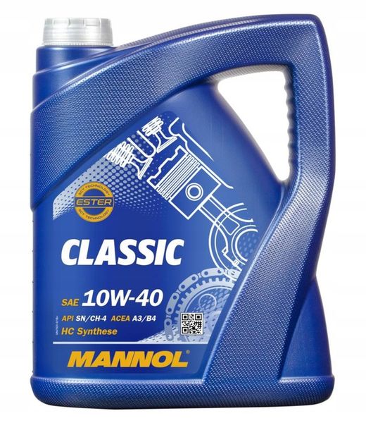 Olej Silnikowy 7501 Mannol Classic 10W40 5L zdjęcie 1