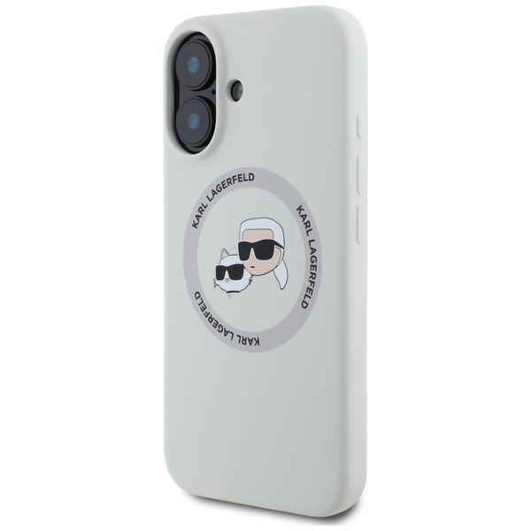 Etui Karl Lagerfeld do iPhone 16, Beżowy, MagSafe zdjęcie 2