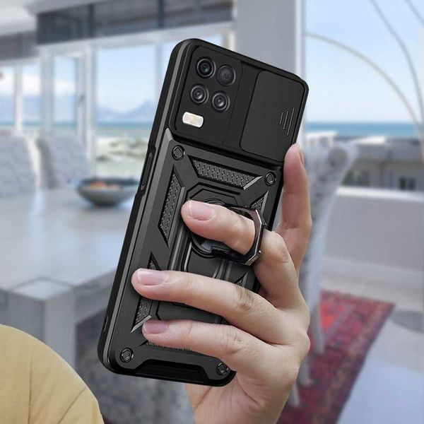 Spacecase Camring Realme 8 5G Black zdjęcie 6