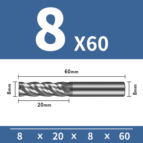 Frez trzpieniowy 4-ostrzowy VHM HYPERCUT Rozmiar: Ø2x6x4Dx50L na Arena.pl