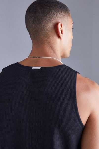 3D6A76 P28 BOOHOOMAN CZARNA KOSZULKA Z TEKSTURĄ L zdjęcie 3