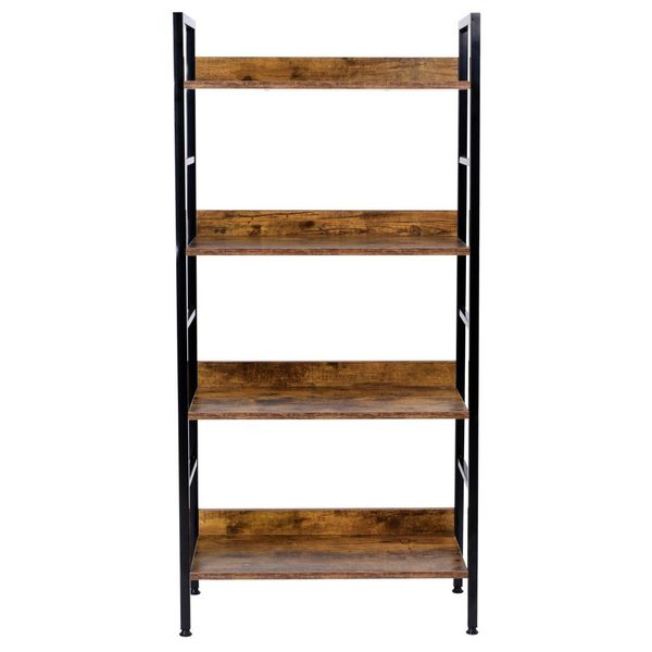 Regał industrialny loft Varberg czarny zdjęcie 7