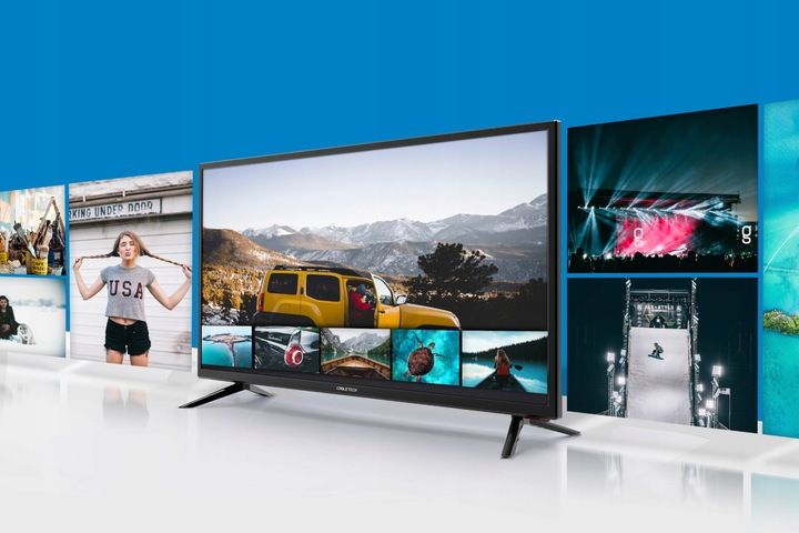 Telewizor 32'' Cabletech HD 2xHDMI USB DVB-T2 HEVC zdjęcie 4