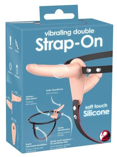 vibrating double strap-on na Arena.pl