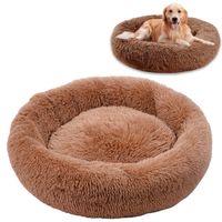 PLUSZOWE OKRĄGŁE LEGOWISKO kojec DLA PSA KOTA poduszka posłanie 80x80