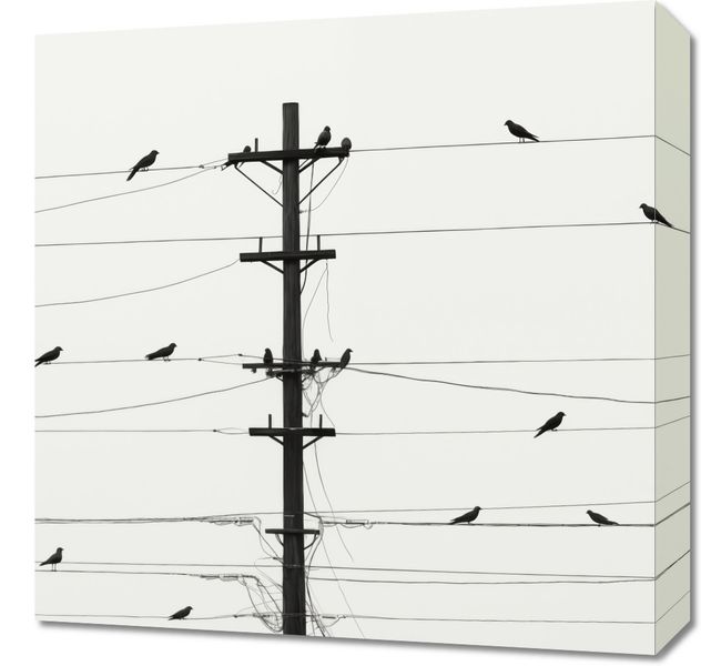 Obraz 50x50cm Symfonia na Drutach zdjęcie 1