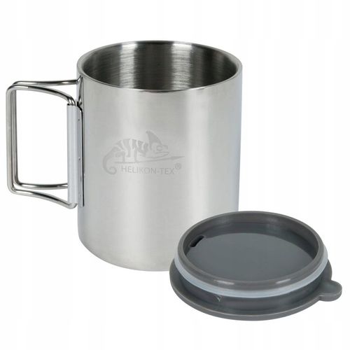 Kubek Termiczny Turystyczny HELIKON z przykrywką STAL NIERDZEWNA 250ml na Arena.pl
