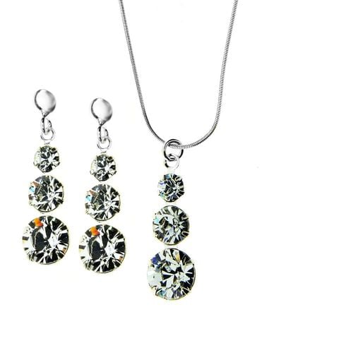 komplet srebro elementy Swarovski® na Arena.pl