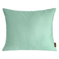 Miętowa poszewka Nova 50x70 satyna bawełna dekoracyjna