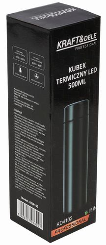 Kubek termiczny 500ml dotykowy LED KD4102 na Arena.pl